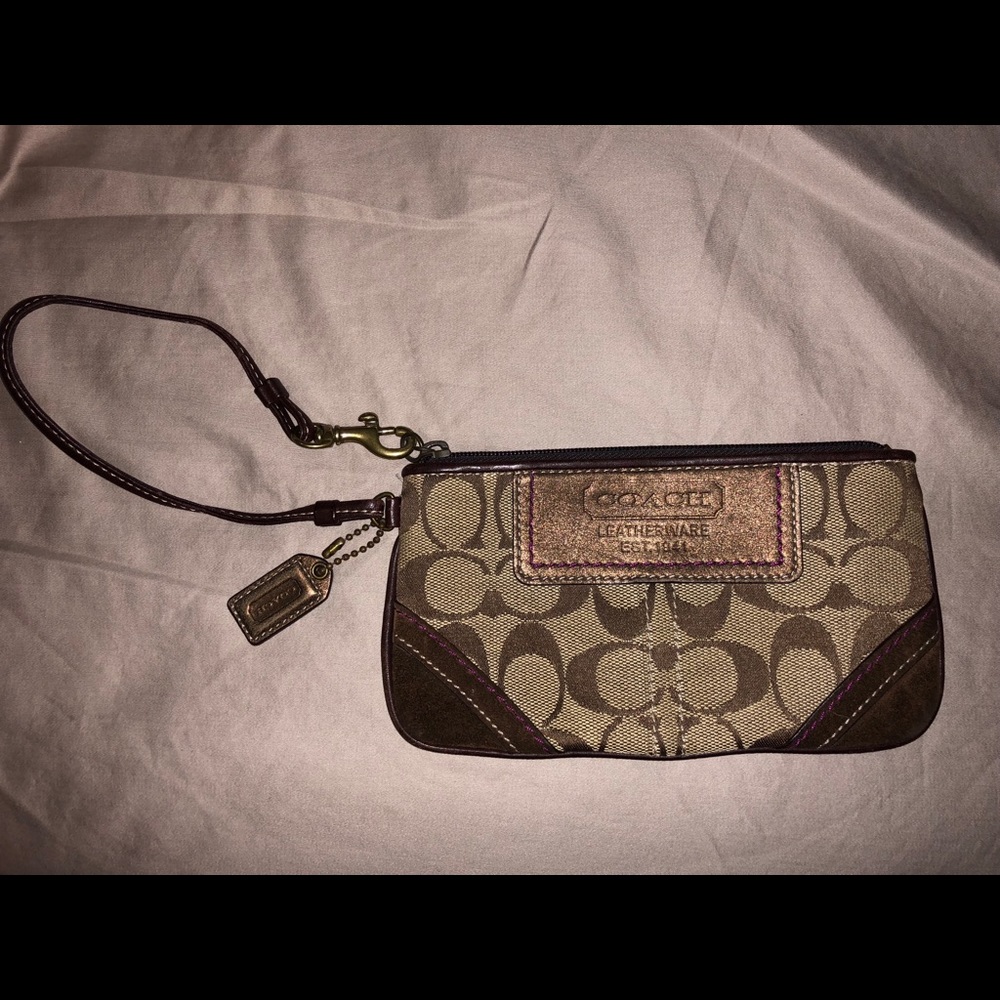 Authentic Coach wristlet